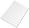 A4 SELF Laminating Labels White | Cable Management Wire Markers Clip Style Accessories, 1 X Qty - CSL-02713P-9