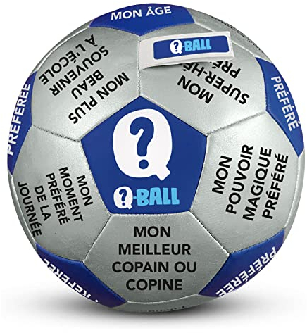 Q-BALL® | La Balle aux Questions | Jeu éducatif pour Enfants | 31 Questions Ludiques | Apprendre à se Connaitre | Favorise l'Interaction | Partage | Team Building | Qualité Premium | Montessori