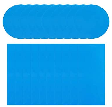 Uposao 30 STK Reparatur Pool Flicken für Wasserbett, Pool, Planschbecken, Wasserbälle, Wasserdicht PVC Pool Reparaturset Selbstklebend Unterwasser Reparatur Pool Flicken Für Schwimmbecken