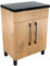 paplinskimoebel - Waschbeckenunterschrank mit Aufsatz 60 cm Breit Vittoria, Badezimmerschrank mit Arbeitsplatte, Unterschrank für Aufsatzwaschbecken, Waschtischunterschrank Holz - Eiche + Schwarz