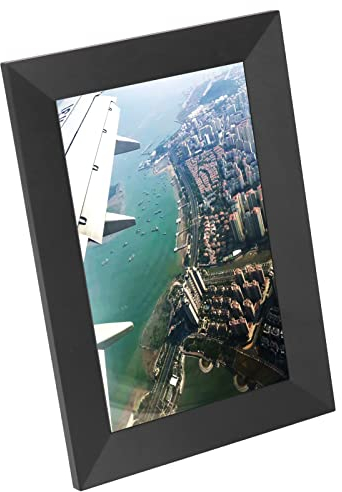 Digitaler Bilderrahmen 8 Zoll, IPS-Touchscreen, Smart-Cloud-Fotorahmen mit 16 GB Speicher, Hochladen von Sicherung und Wiederherstellung, Einfache Einrichtung Zum Teilen von Fotos