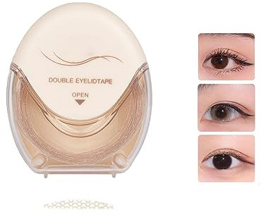 Glue-Free Invisible Double Eyelid Sticker, Waterproof Invisible Double Eyelid Tape, Invisible Eye-Lifting by Sticked for Hooded Lids, Droopy Eyes (M Crescent)