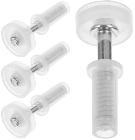 Hemobllo 4pcs Bifold Pivots Door Hardware Kit for Upvc Cranked Hinges Closet Accordion Door Hinges