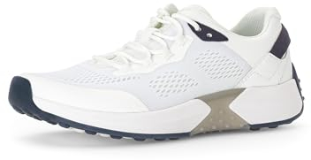 Pius Gabor Herren Sneaker Low,Halbschuhe,Wechselfußbett,zertifiziertes Leder,Freizeitschuhe,Turnschuhe,Laufschuhe,schnürer,White,42 EU / 8 UK