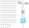 50 Pcs Preisschildhalter Schildhalter Clip, Merchandise Schild Clip, Display Clip Halter Kunststoff Drehbare Schildhalter, Preisschild Klammer, Preisschilder Halter Drehbare Schildhalter Merchandise
