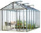 GFP Gewächshaus Hera 7 Glasgewächshaus 263x450 cm Aluminium-Rahmen mit autom. Fensteröffner & Klapptisch