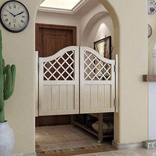 Puertas Batientes De Cafetería, Puerta De Salón De Partición De Entrada, Puertas Batientes De Cierre Automático De Madera Maciza para Emporio De Salón De Cocina con Bisagras, Personalizable