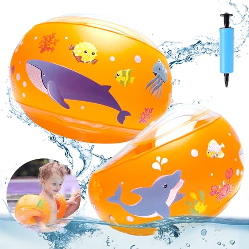 Schwimmflügel Kinder,Schwimmhilfe für Anfänger,Schwimmflügel Baby,Schwimmhilfe für Kinder,Schwimmring für 1-6 Jahre Jungen Mädchen Babys,Schwimmflügel Baby mit 3 Unabhängigen Airbags