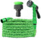 OLYSPM Tubo Acqua Giardino,Tubo Estensibile da Giardino,Tubo Irrigazione con Raccordi da 1/2,3/4 e Pistola a 7 Modalità,Tubo da Giardino con 50FT, 75FT, 100FT, 125FT