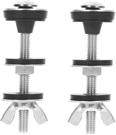 COSMEVIVI Viti Di Ricambio Per Sedile Wc Kit Bulloni e Dadi Per Sostituzione Sedili Del Water Acciaio Inossidabile Facili Da Montare