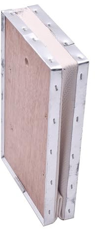 MEAKTSMI Bienenräucherbalg, Bienen, Smoker für die Imkerei, PVC, Leder, Bienen, Smoker, Blasebalg, tragbar, PVC, Leder, Sperrholzbox, Imkerei