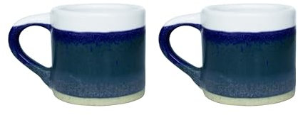 Sass & Belle Marlowe Blue Espresso Mugs - Set of 2
