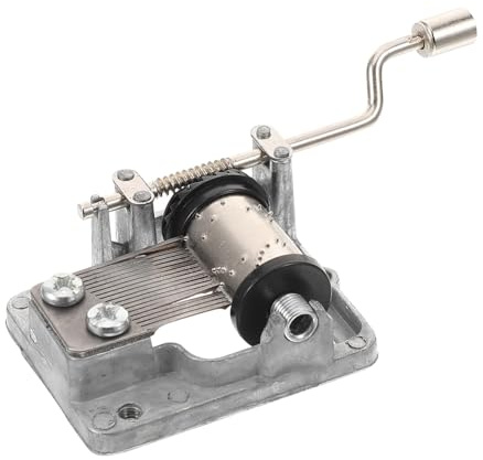 YARNOW Spieluhrmechanismus Mit Handkurbel Austauschbarer Musikmechanismus Für Diy-spieluhren Uhrwerk Ersatzteil Für Selbstgebaute Musikboxen