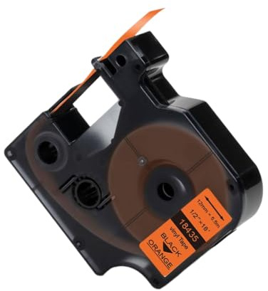 XGdEKA Kompatibler Industrieband 18431 18443 18432 18444 1805435 18433 18445 1805431 1805430 Zur Verwendung mit 4200 5200 Geräten(Black on Orange)