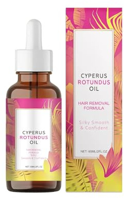 Haarentfernungsöl: Reduziert das Haarwachstum und beruhigt die Haut nach der Haarentfernung. Enthält Jojobaöl und Teebaumöl und zieht schnell ein.