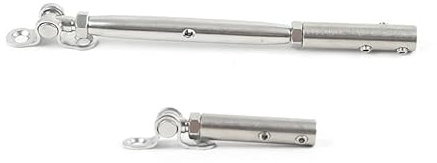 Drehseilklemmen 20 Set Kabel Geländer 6/8mm Spanner Fitting Toggle Anker Mit Hexagon Grub Schraube Bolzen Draht Seil Treppe(For 6mm wire)