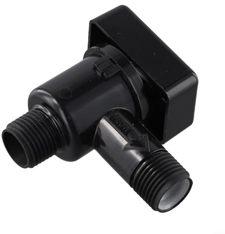 FACAIIO Rückschlagventil für Wohnmobil für Vakuumabschaltung, schwarz, für Wasser für Tankspülsystem, 1 oder 2 Zoll NPT-Gewinde, 8-125 PSI, Wohnmobile und Reiseanhänger