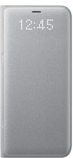 Samsung EF-NG950PSEGWW LED View Cover (geeignet für Samsung Galaxy S8) silber