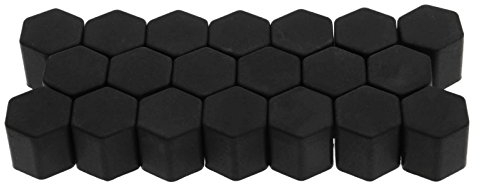 20pcs Cache-Boulon pour Jantes de Voiture Écrous de Roue en Silicone caches du moyeu Protection Contre la poussière 19mm