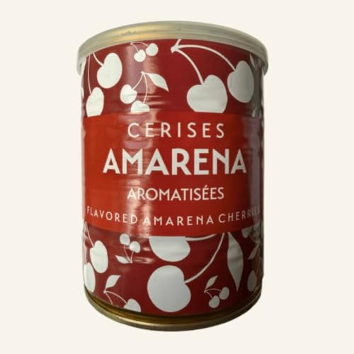 Cerises Amarena pré confites au sirop. Arômes naturels. - poids net : 1000g
