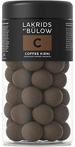 LAKRIDS BY BÜLOW - C - Coffee Kieni - 295g - Dänische Gourmet Lakritz-Kugeln - Süßer Lakritzkern umhüllt von Milch-Schokolade und Kaffeebohnen