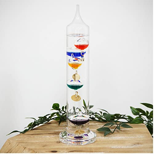 Widdop Multicolore 5 Ampoule Galileo Thermomètre 28cm