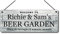Personalised Beer Garden Sign Metal Gin Plaque Gifts, Bar, Kitchen,