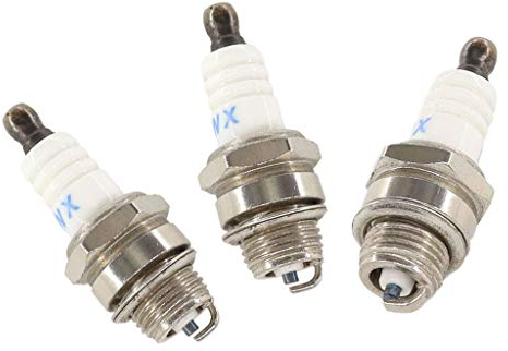 HURI 3x Zündkerze L7T für verschiedene Rasentrimmer/Rasenmäher Trimmer & Partner 350 351 370 371 390 391 420 McCulloch 335 338 435 Sägen