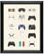 Simimi art Retro Video Game Posters,Video Gaming Posters for Gamer Room Decor,Gamer Decor for Boys Room(8x10, With frame)