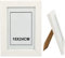 H HANSEL HOME Marco de Fotos 18 x 24 cm Blanco Hecho de Madera Panel de Cristal Marco de Fotos para Decoracion