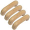 4 Stück Möbelgriffe Buche holz Bügelgriff Massivholz holz Schrank Knöpfe Schubladengriffe Ziehen Knäufe Türgriff für Schuhkasten,Kommoden,Kleiderschrank Türklinken,Kabinett (Hole distance 64mm)