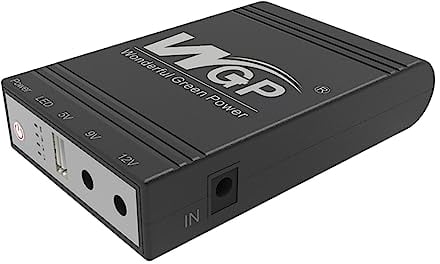 Yangers mini ups uninterrupted power supply, 8800mAh battery backup power bank 5V USB 9V 12V DC for router camera alarm phone