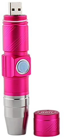 Ouken Mini Lámpara De Uñas Mini Uv Lámpara De Uñas Led Portátil Secador De Uñas Curado Linterna Linterna Manicura Arte Herramientas Polaco Rosa Rojo