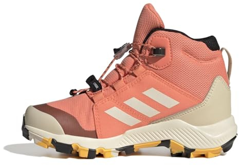 adidas Unisex niños Terrex Mid GORE-TEX Hiking Shoes, coral fusion/wonder white/core black, 38 2/3 EU
