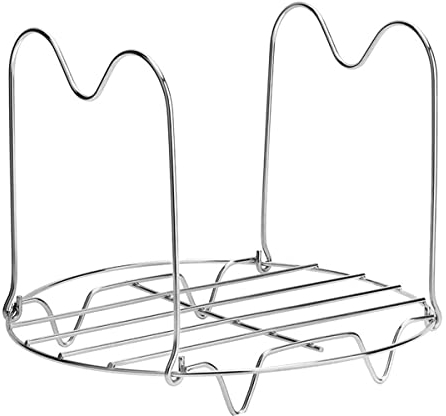 Steamer Rack Trivet with Handles for Instant Pot Pressure Cooker Accessories (Handle without silicone, For 3qt)