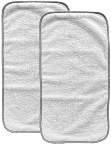 MIMUSELINA | Pack 2 Toalla Cambiador Bebe Impermeable | 59x30 cm | Toalla Impermeable para el Cambiador de tu bebé | Fabricada en Algodón de Rizo 100% | Ideal para Cambiar a tu bebé en cualquier sitio