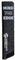 Ambrogio Sanelli, Custodia Coltelli Blade Guard, Linea Mind The Edge, Custodia Lama Coltelli da Cucina, in Materiale Termoplastico Resistente e Sicuro, 12 x 2.5 cm, Accessori Cucina