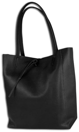 Toscanto Tasche schwarz Shopper, groß 30x35x15cm OTT112SS