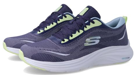 Skechers Vapor Foam Smooth RideSneaker für Damen, Marineblauer Strick, Multi-Besatz, 37 EU