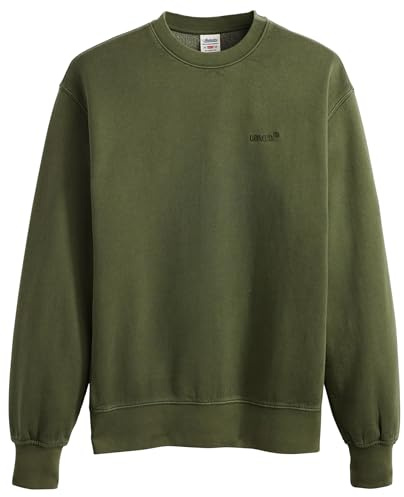 Levi's Herren Authentic Crew Sweatshirt, Garment Dye Kombu Gr,L