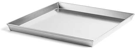 MARCATO Quadratische Kuchenform, Aluminium, 37 cm, gleichmäßiges Backen, leicht und robust