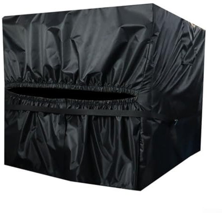 Hasaller Housse de protection imperméable pour chauffage de piscine résistante aux intempéries pour pompes à chaleur de piscine tissu Oxford avec revêtement en PVC aérations en maille et sangles