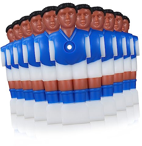 BCOATH 11-teiliges Tischfußball-Team-Figuren-ersatzteilset Für Tischfußballspiel Ergonomisches Design Für Verbessertes Spiel