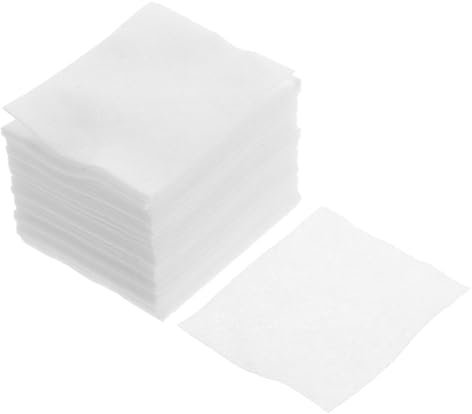 AUTSUPPL 1000pcs Thin Cotton Pads Non-woven Makeup Remover Cotton for Face Cleansing Plastic Box Packing for Cosmetic and Nail Polish Removal Random Style