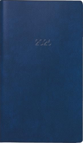 BRUNNEN Taschenkalender Mod. 746 2026 | A6, Kunststoff, dunkelblau