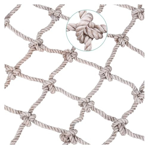 YMXBHN Heavy Duty Playground Climbing Net,Climbing Cargo Net for Kids Outdoor,Safety Protection Net,Rope Ladder for Jungle Gyms Swingset Treehouse,200x600cm