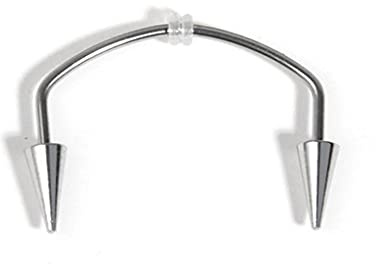 HLBEST Edelstahl Smile Lip Tiger Zähne Nagel Piercing Tiger Zahnnägel C Form Lippen Reifen Für Vampirzähne Dez. Edelstahlwerkzeuge