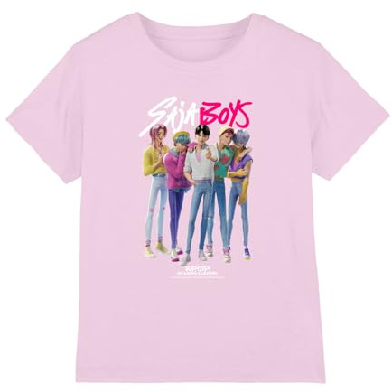 Kpop Demon Hunters Unisex Kids Kpop Demon Hunters - Saja Boys Boy Band Kids T Shirt T-Shirt