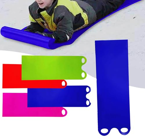 Aufrollbare Snowboard-Matte, Schneeschlitten, Fliegender Teppich, Schlitten, Outdoor-Spaß, Gleitfähiger Schlitten, Flexibel tragbarer Ski-Board, Ski-Matte