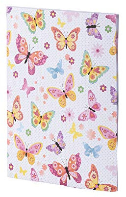 Rössler Papier 11731114000 - Briefpapierpack „Flying Butterflies“, 185 x 250 mm, 10 Blätter & 10 Briefumschläge